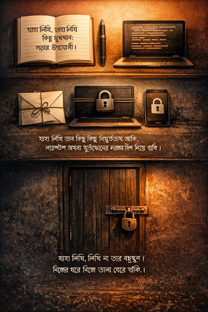 যাহা লিখি তাহা লিখি